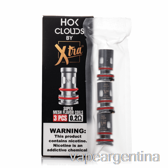 Bobinas De Reemplazo De Nubes Xtra Hok Bobinas De 0.2ohm Vape Argentina